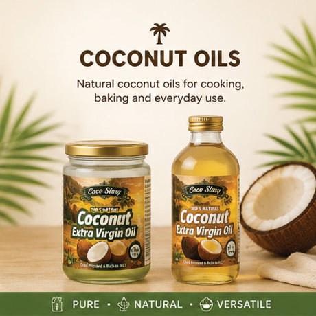 Coconut Cooking Oil, Virgin Coconut Oil