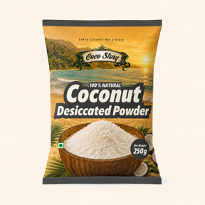 Coco Story 250g Desiccated Coconut Powder pouch for baking and desserts