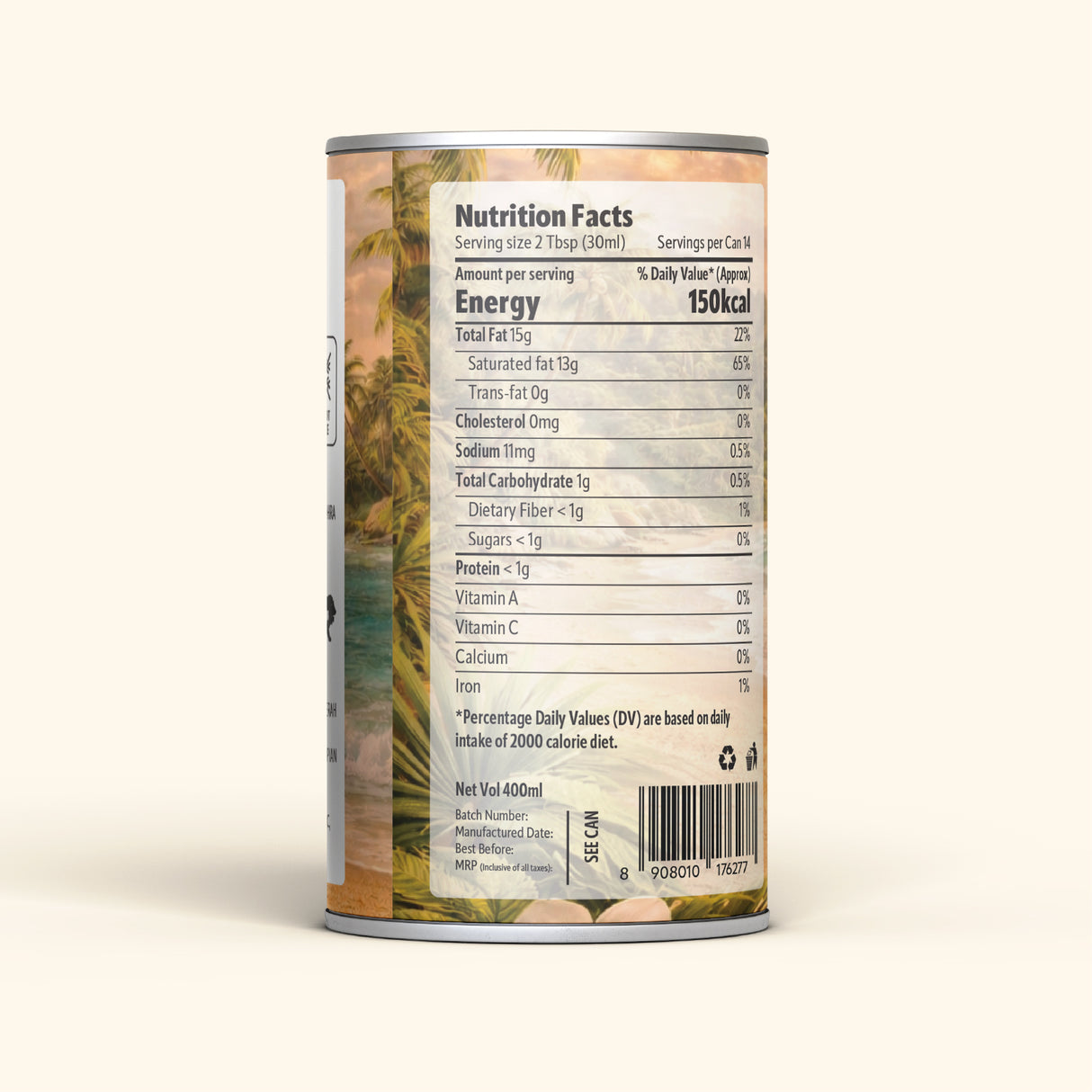 Coco Story Coconut Cream 22% Fat – 400ml
